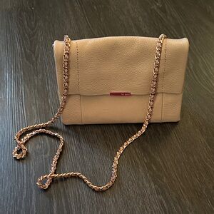 Ted Baker London Tan Crossbody Bag with Chain Strap